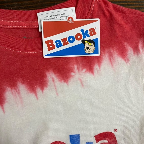 NWT Boy's Bazooka Bubble Gum Short Sleeve Tie-Dye Tee SIZE SMALL (6/7) - Picture 4 of 5
